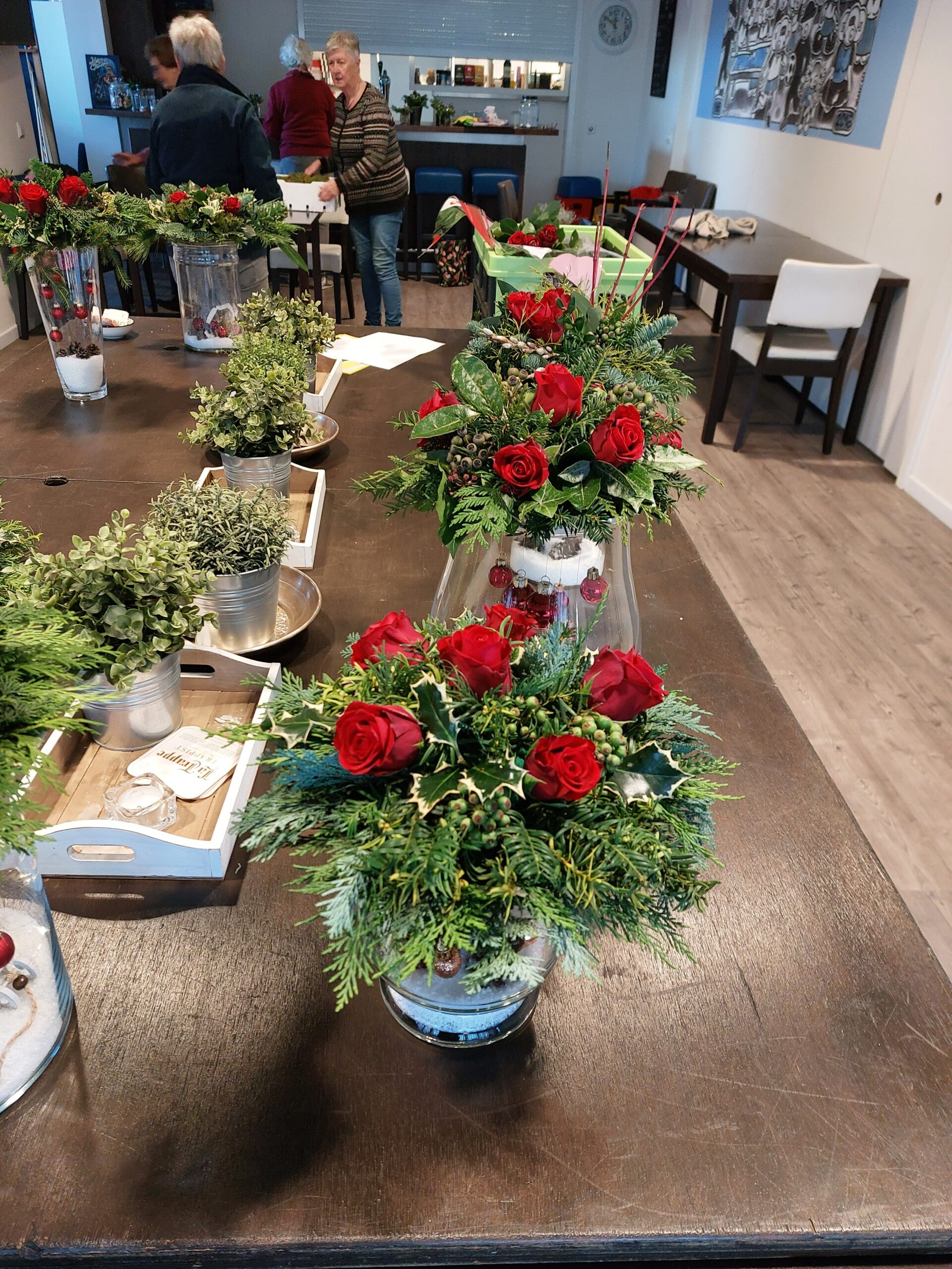 2022-12-14 Kerststuk maken