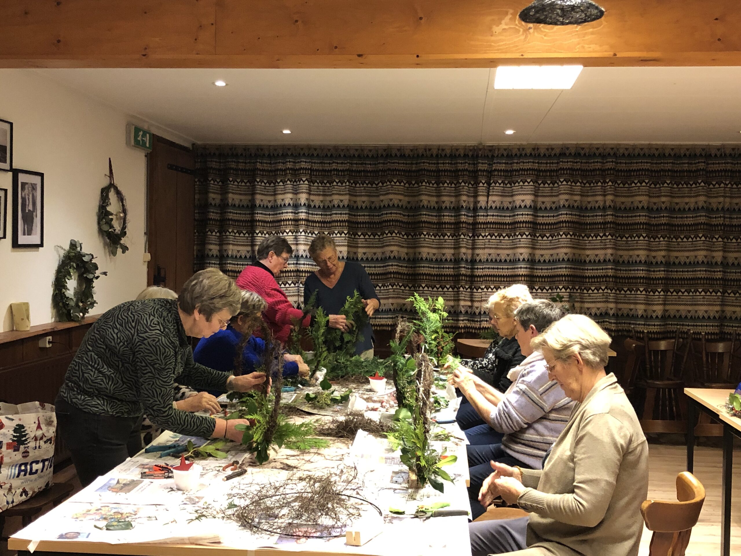 Kerstkransen workshop