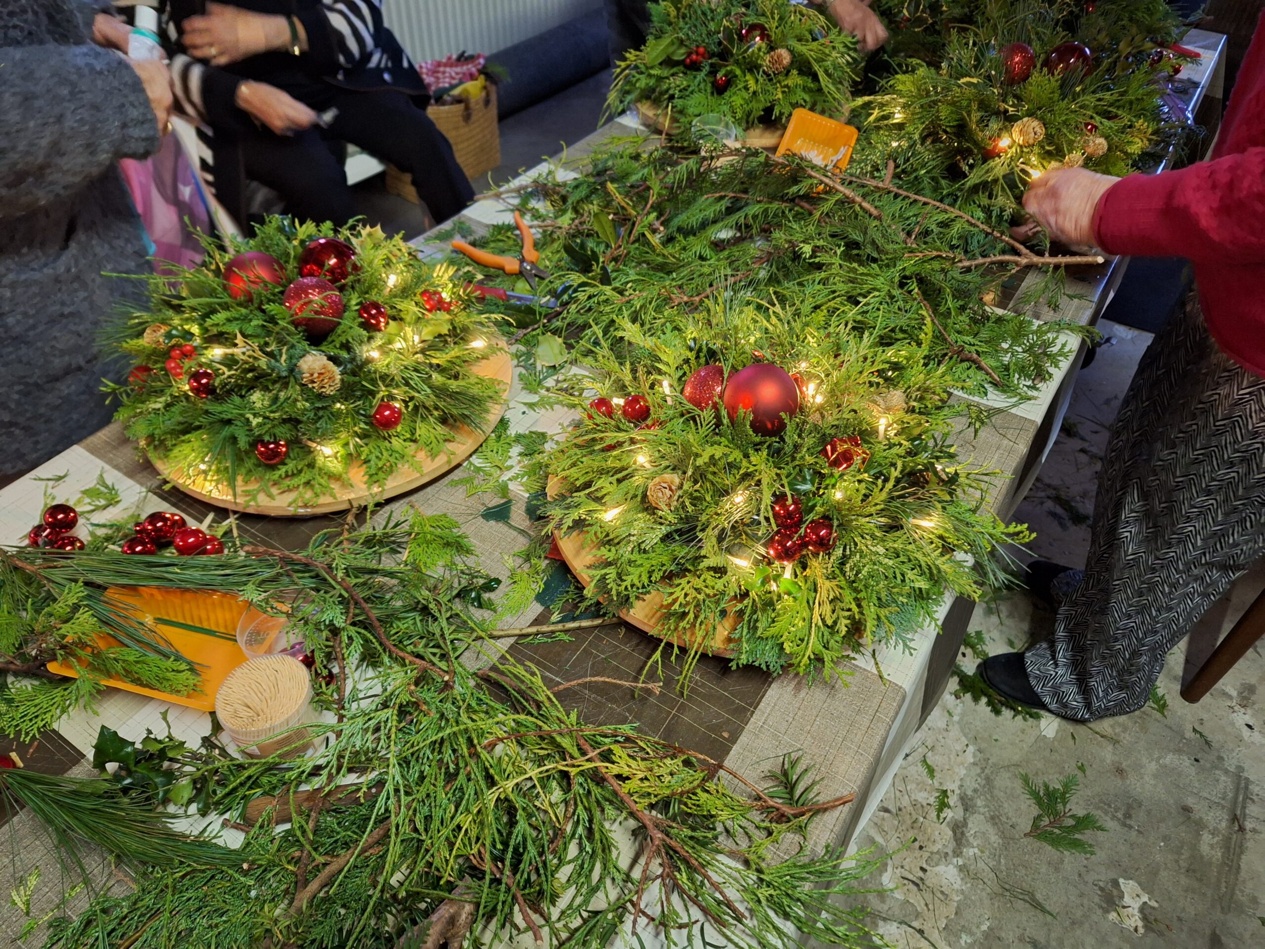 workshop kerststuk maken