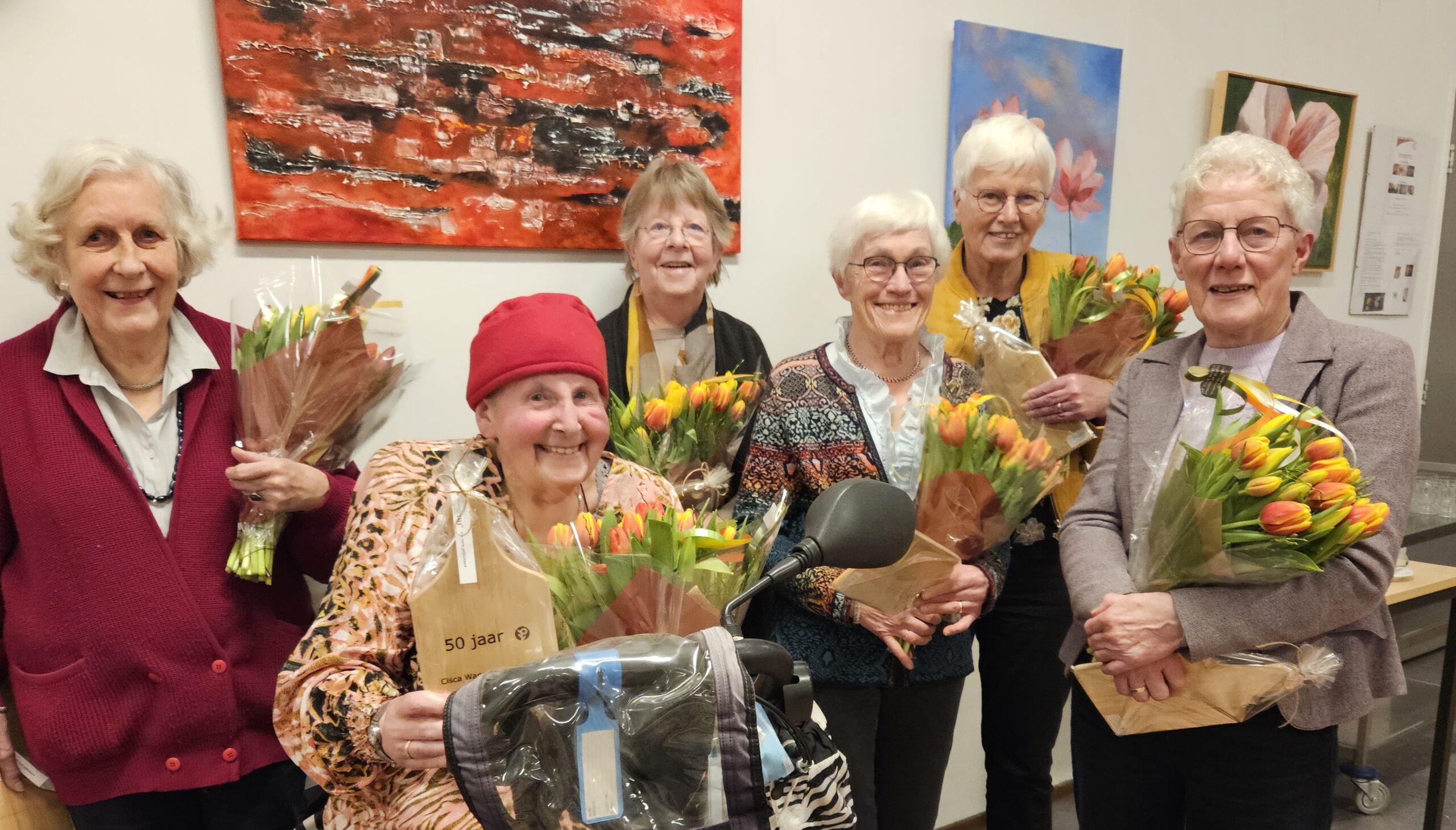 6 jubilarissen bij Vrouwen van Nu Brummen