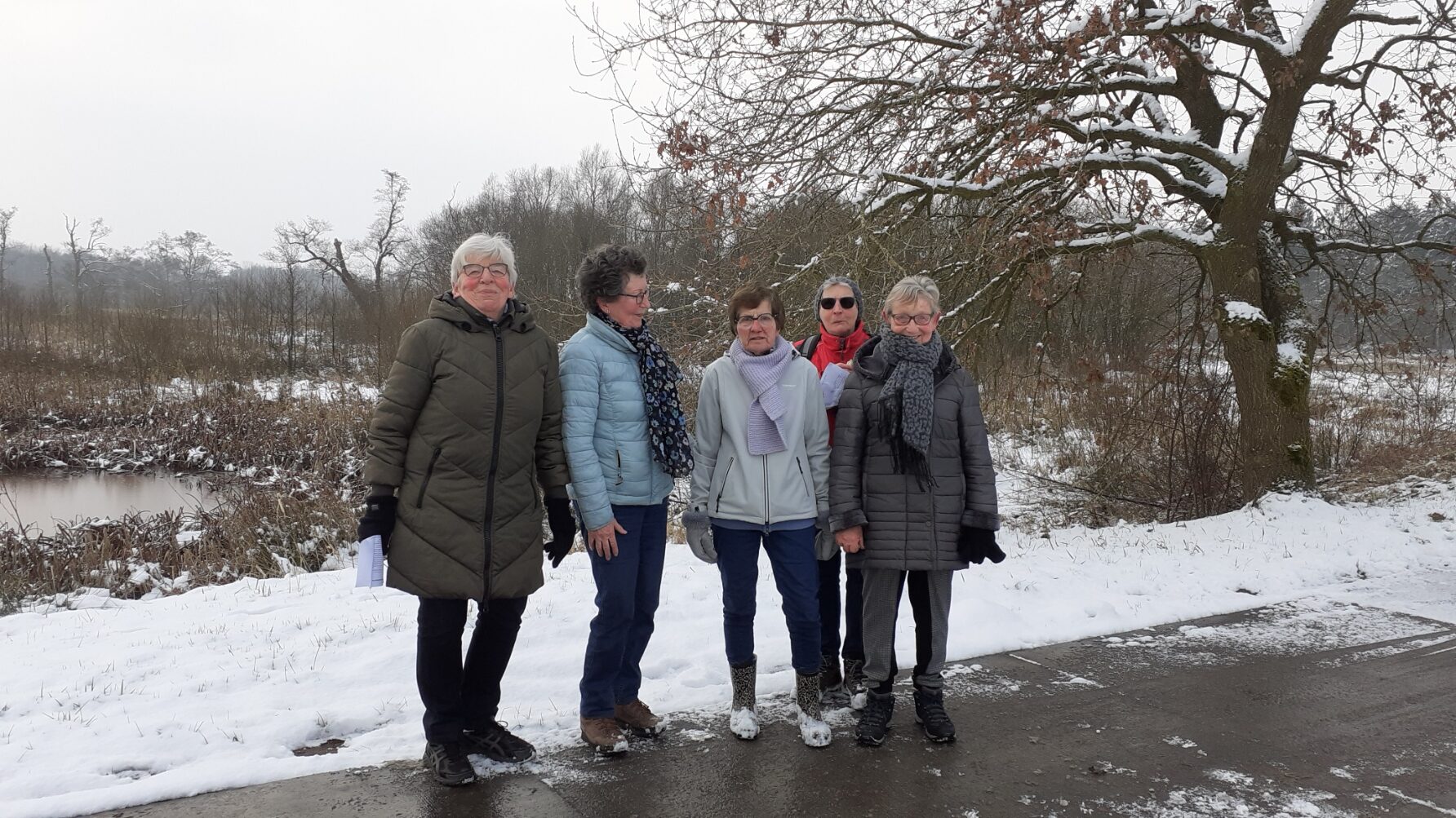 Provinciale wandeldag in Witten-Assen in februari 2015