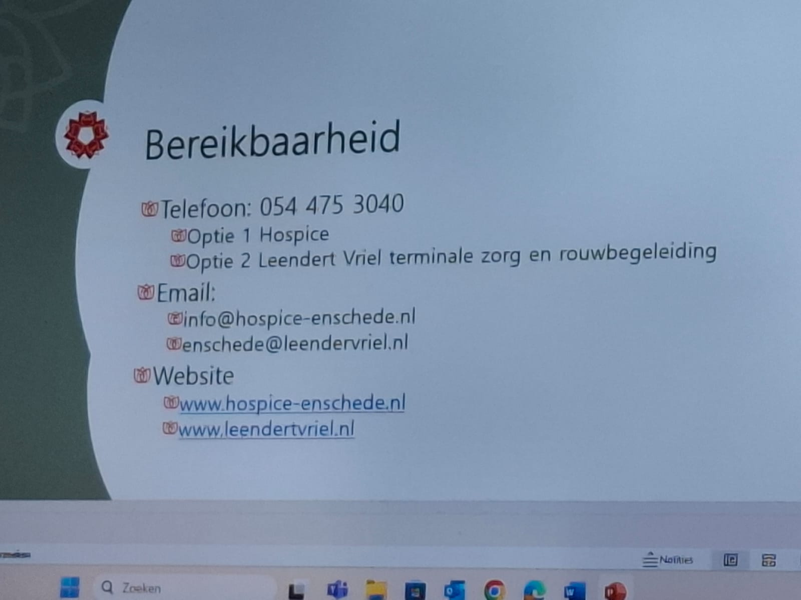Lezing Hospice Enschede-Haaksbergen