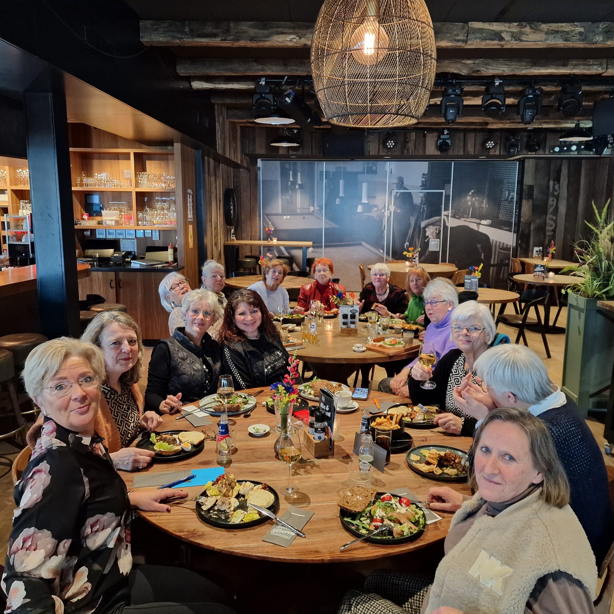 De Lunchgroep bij De Hooghe Heeren, Hoogwoud. 7 februari 2025