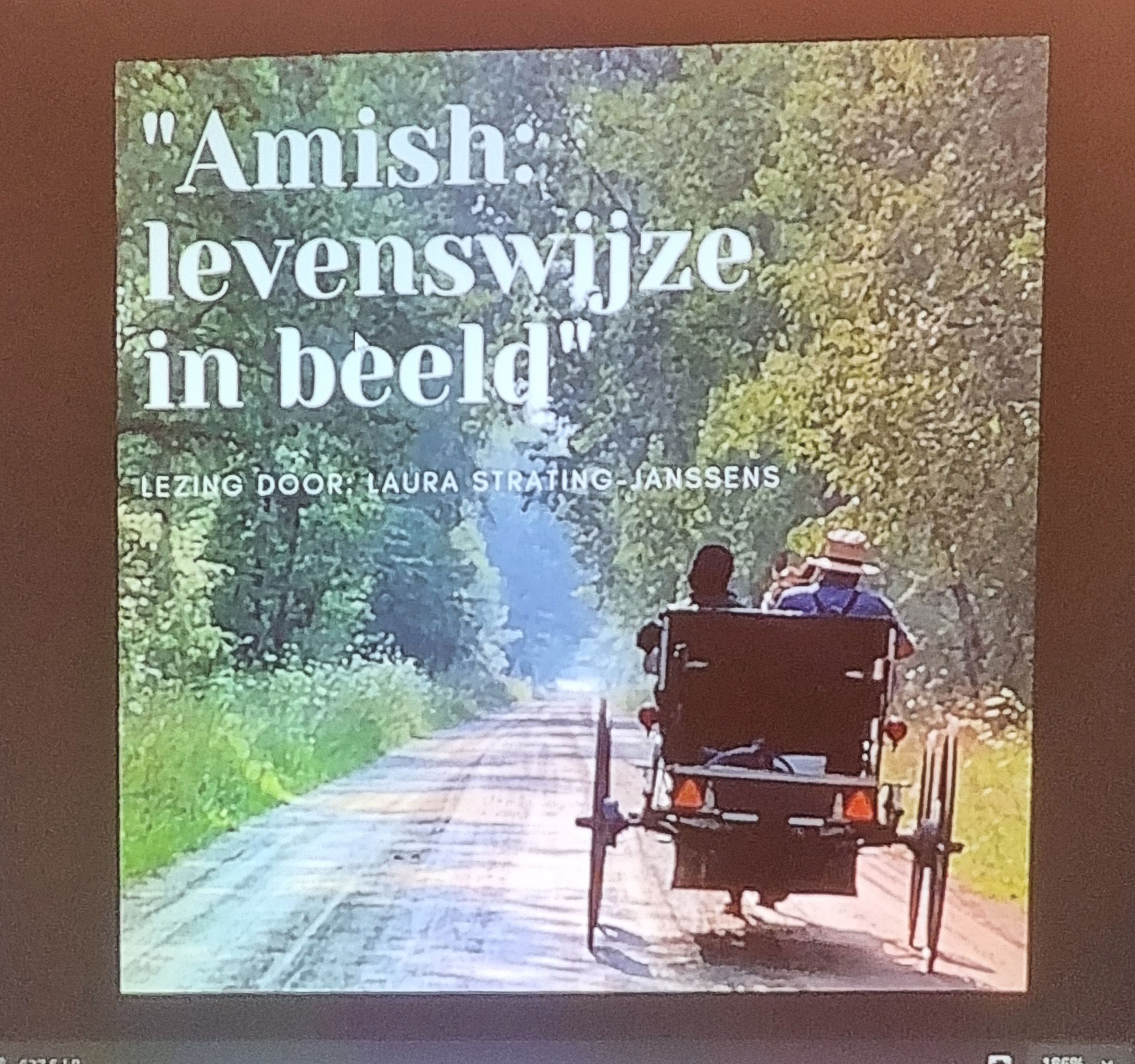 oktober 2024 – lezing over de Amish