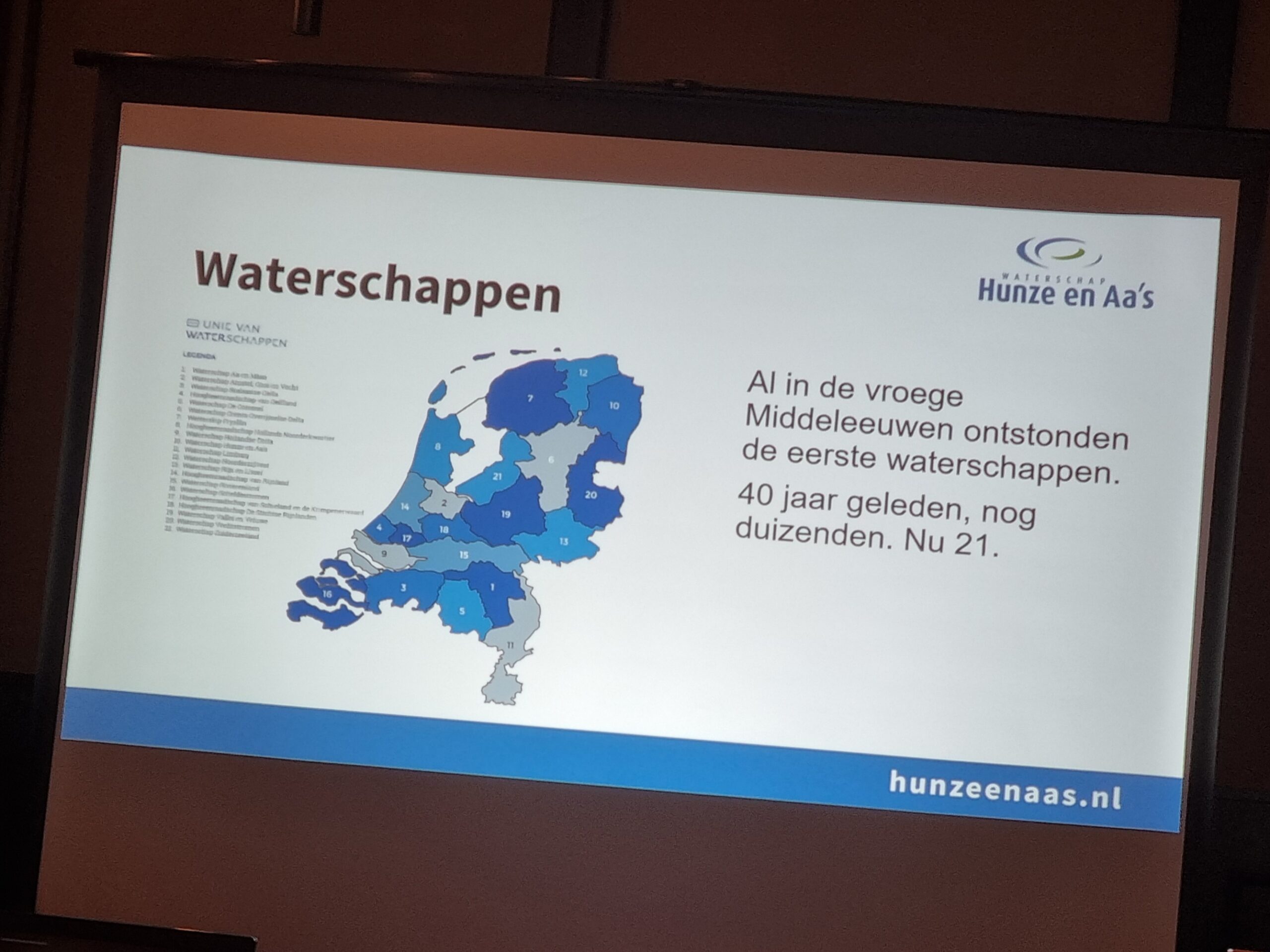 2025 lezing over Het Waterschap Hunze en Aa’s