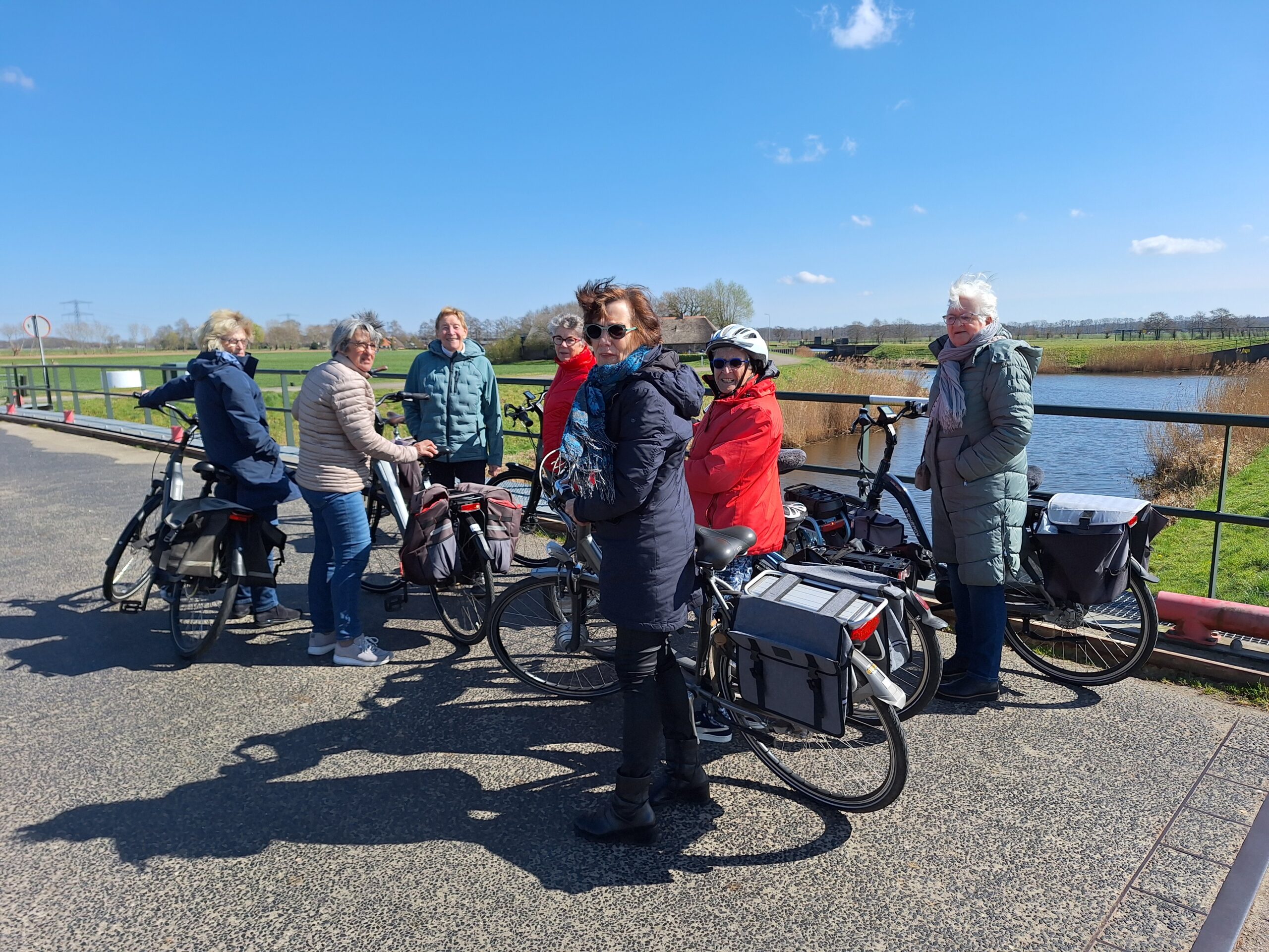eerste fietstocht van het seizoen 2025