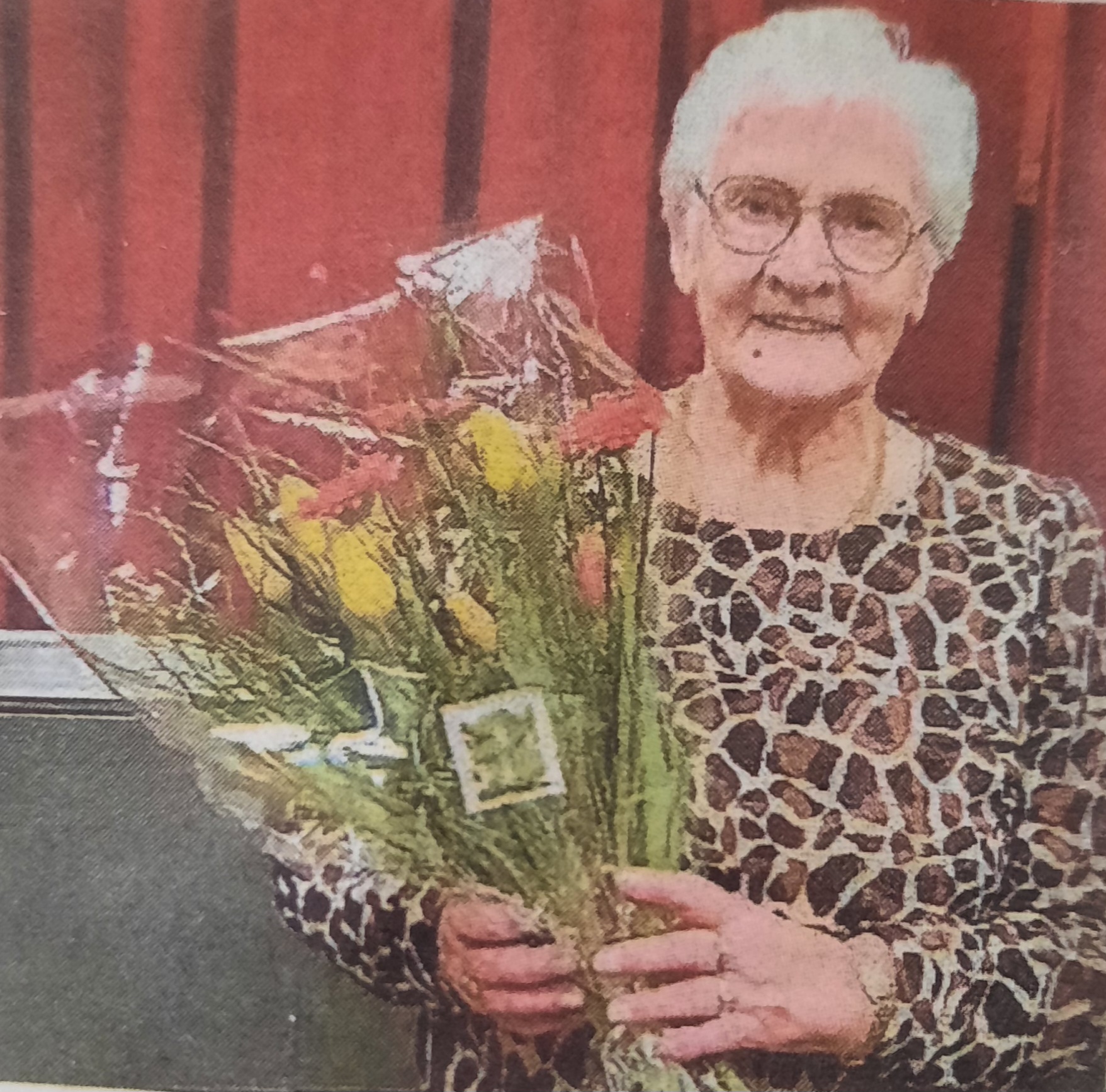 Lien Zandwijk 60 jaar lid. Gefeliciteerd!