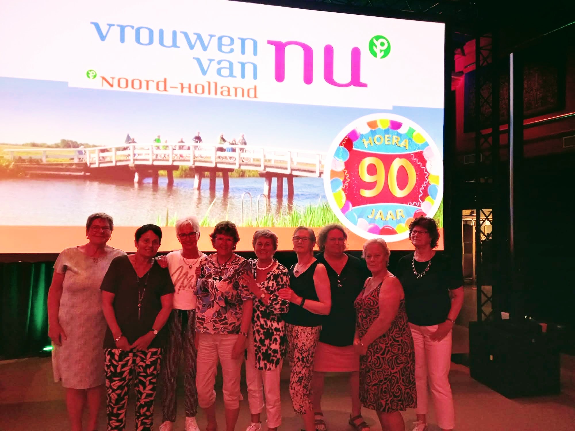 Jubileumfeest 90 jaar Vrouwen van Nu Noord Holland