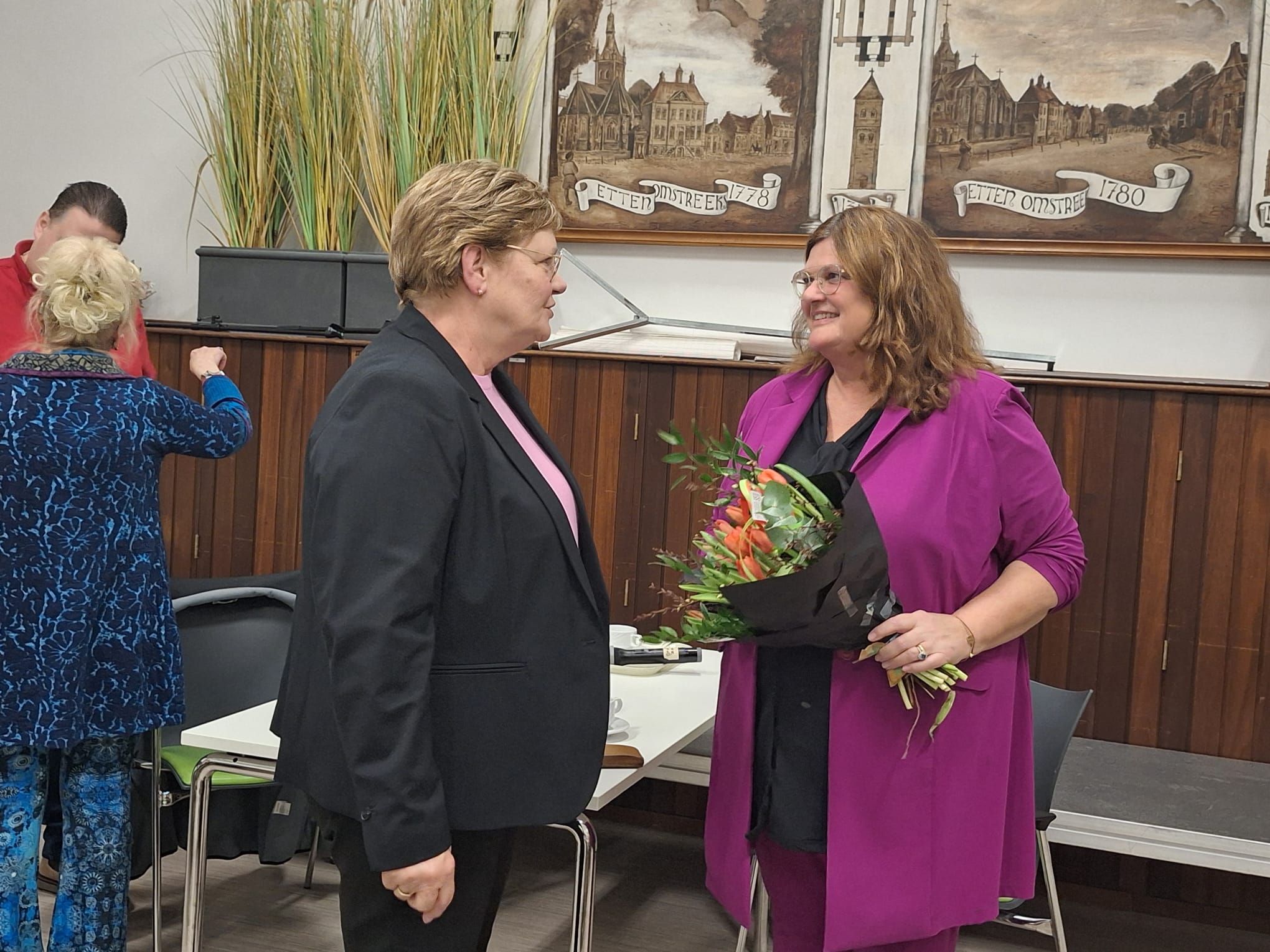 Kennismaking met “onze” burgemeester Marina Starmans-Geleijns.