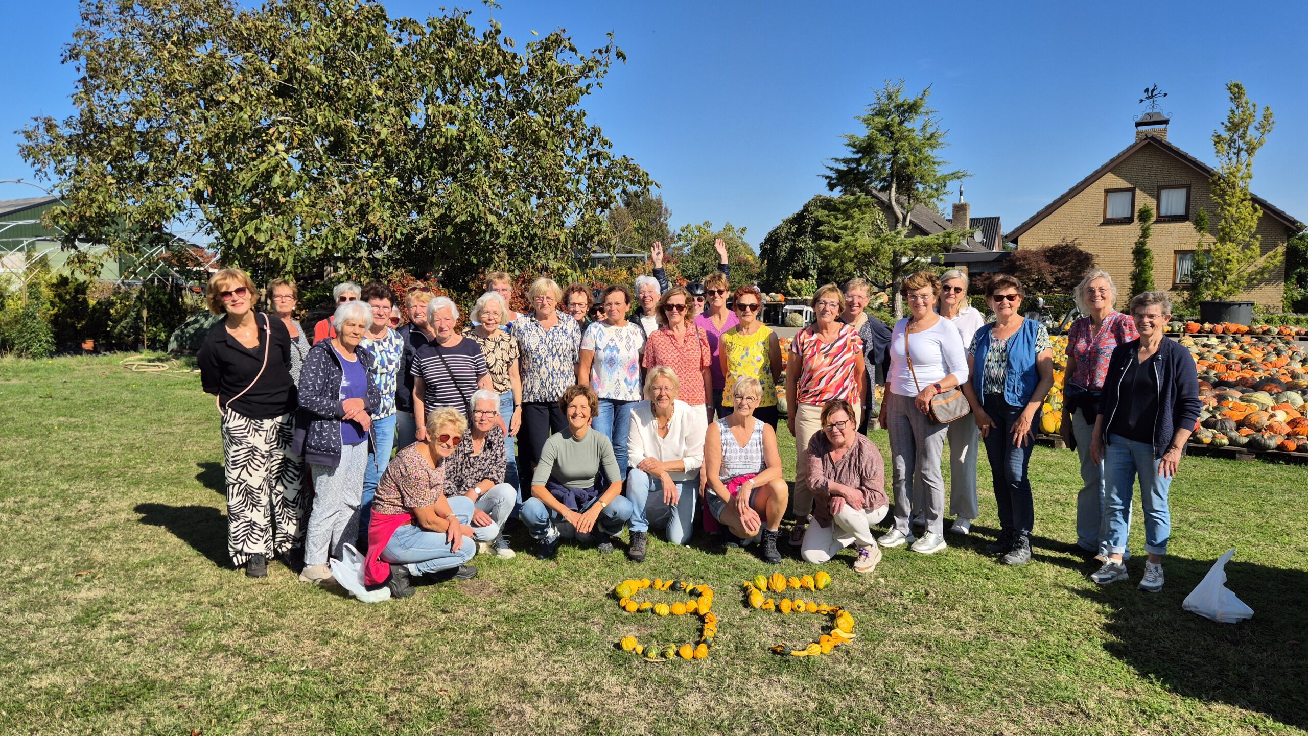 Pompoen wandeling en soep eten