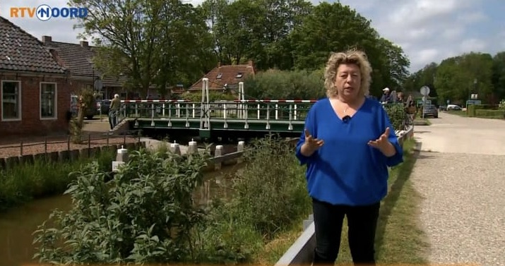 Harma  Boer  ” de weervrouw  van RTV Noord”.