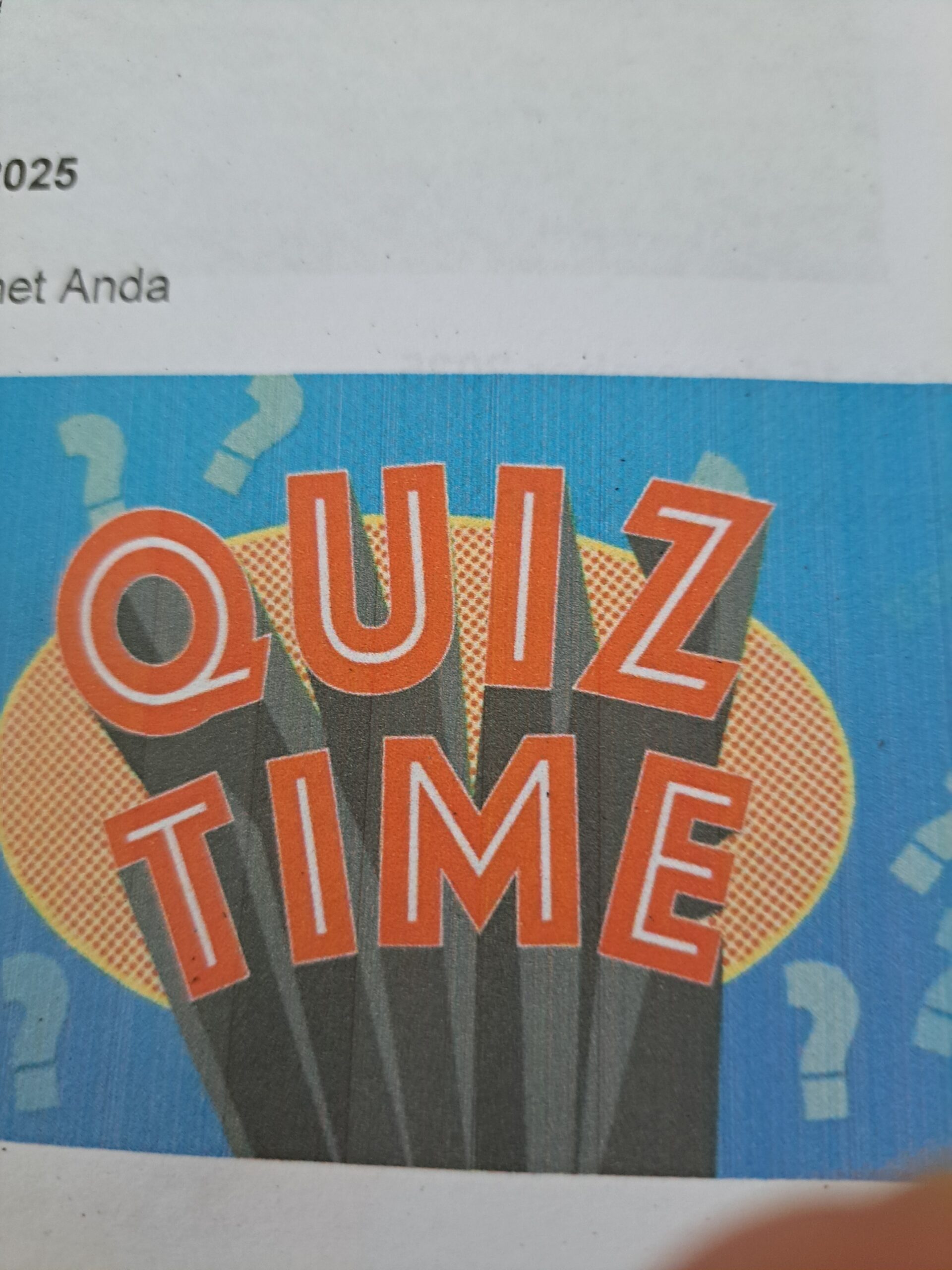 13 oktober pubquiz onder leiding van Anda