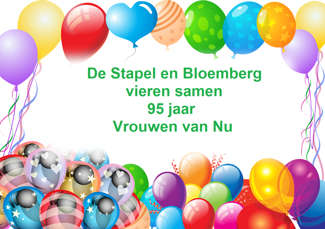 De Stapel en Bloemberg vieren samen 95 jaar Vrouwen van Nu