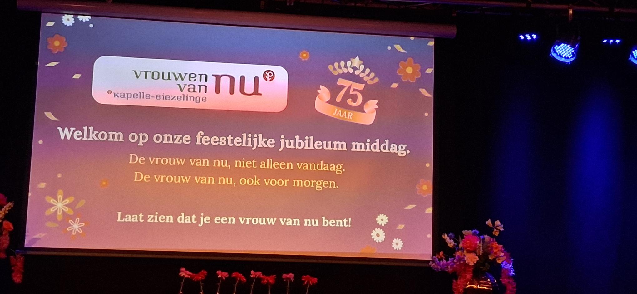75 jaar Vrouwen van Nu Kapelle-Biezelinge