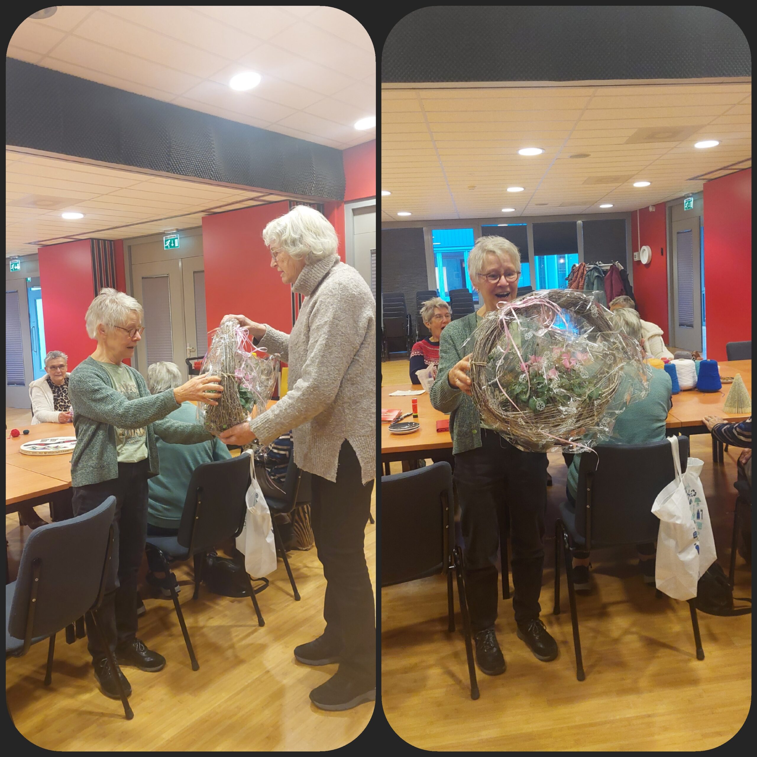 Hermien in de bloemetjes