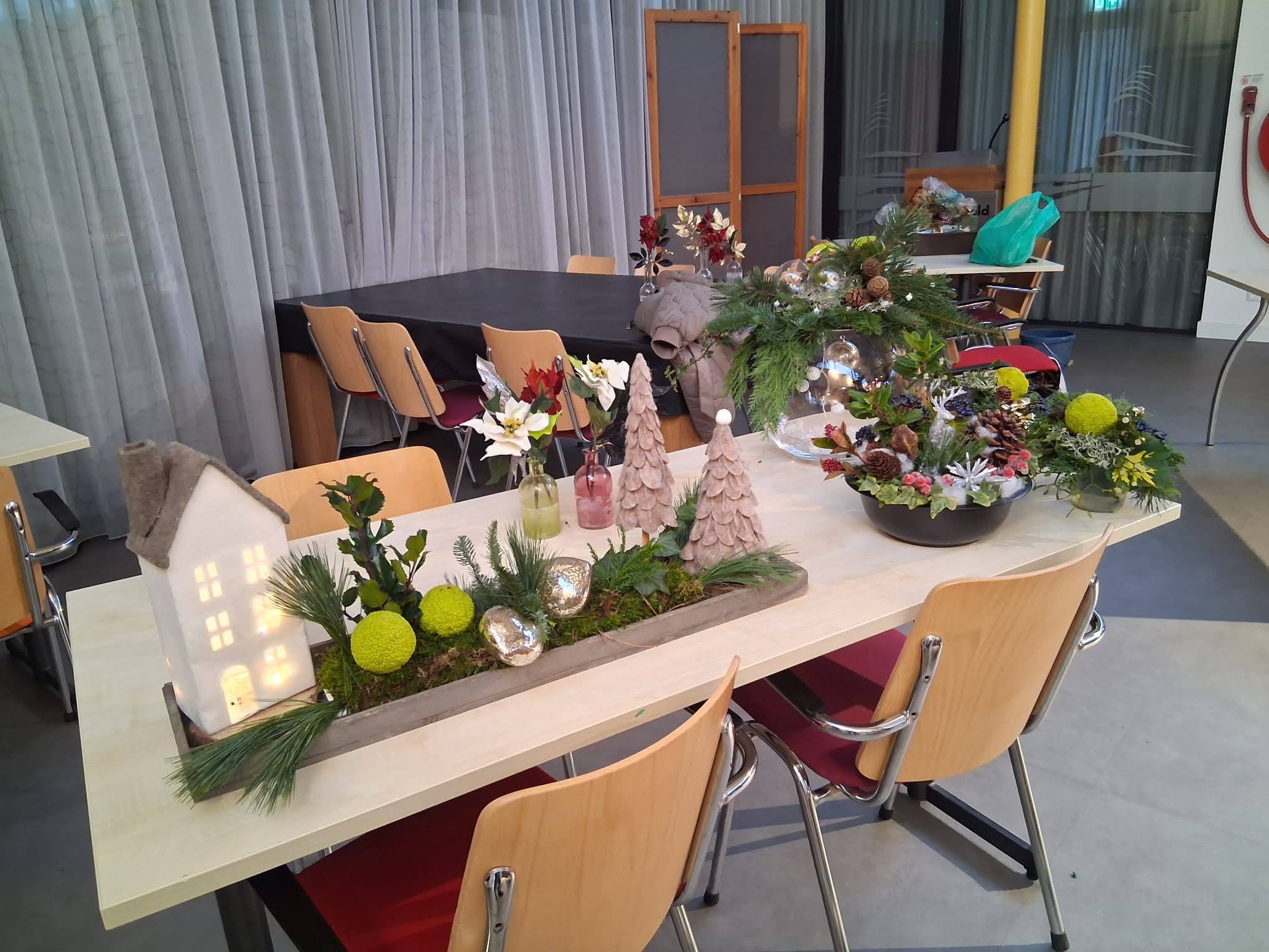 Kerststukjes maken en Kerstavond 2025