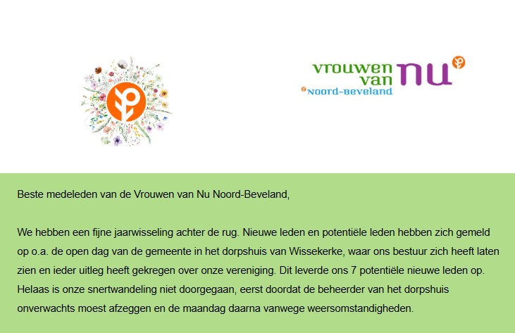 Nieuwsbrief februari