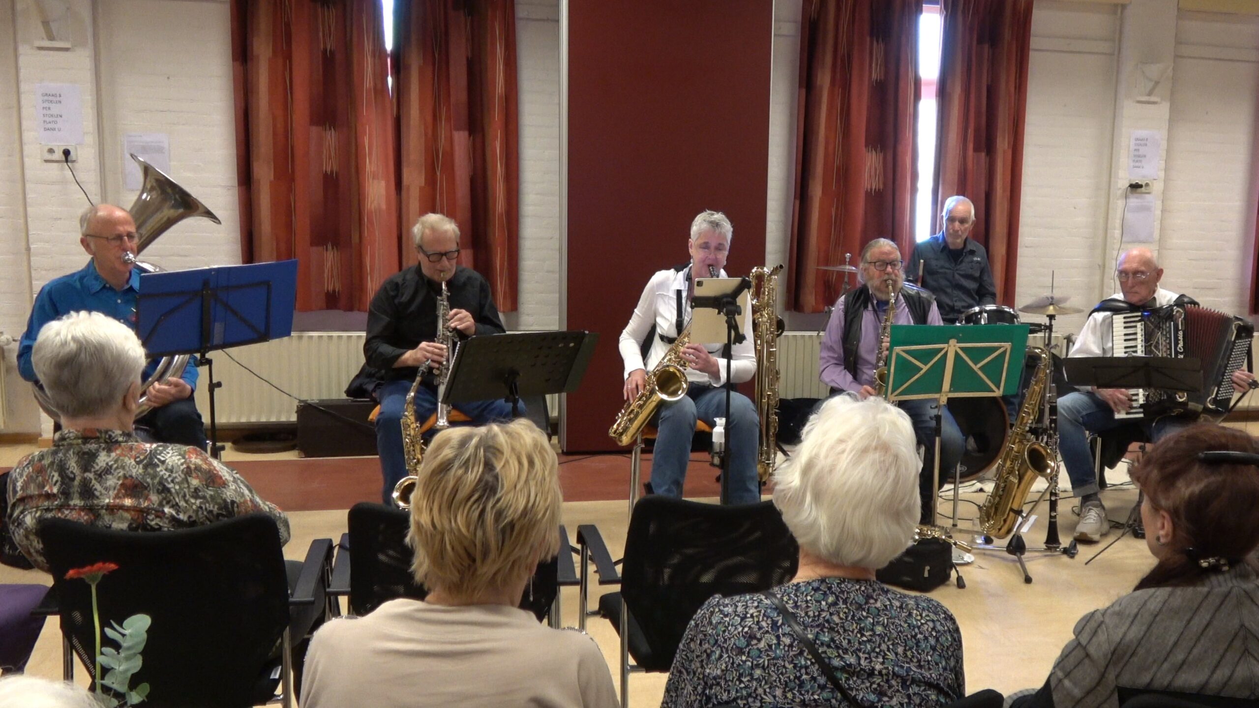 Jaarvergadering en optreden band  WOTSUP met nieuwe en oudere nummers uit hun repertoire