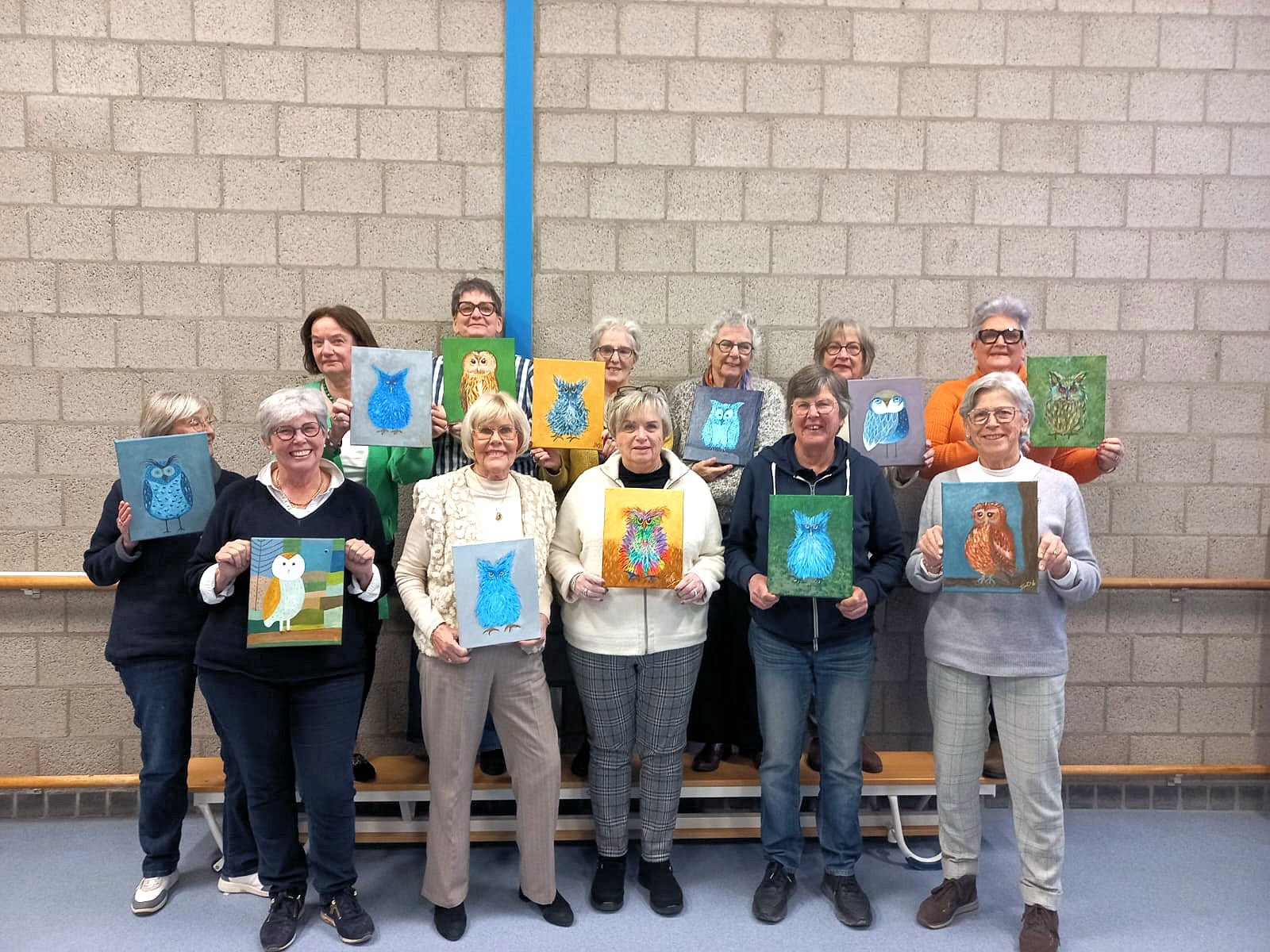 Creatief Café schilderen “Uil” 2e middag