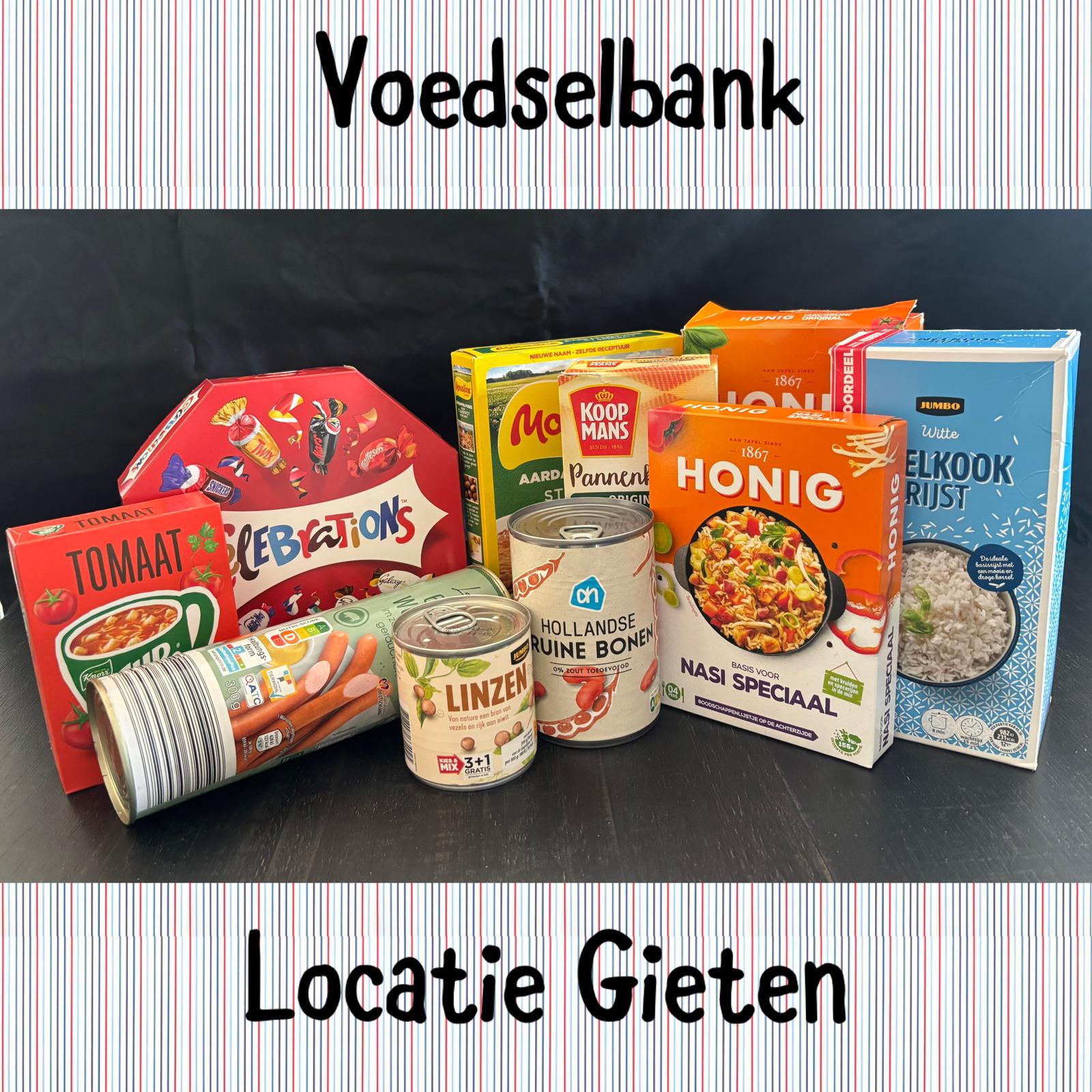 Maandelijkse bijeenkomst, Voedselbank Gieten.