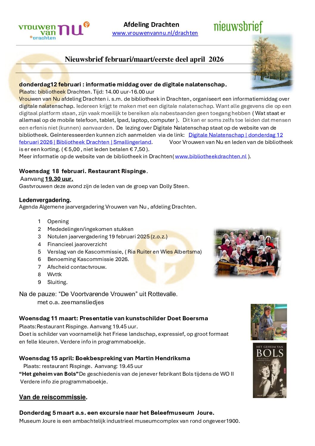 Nieuwsbrief febr maart 2026