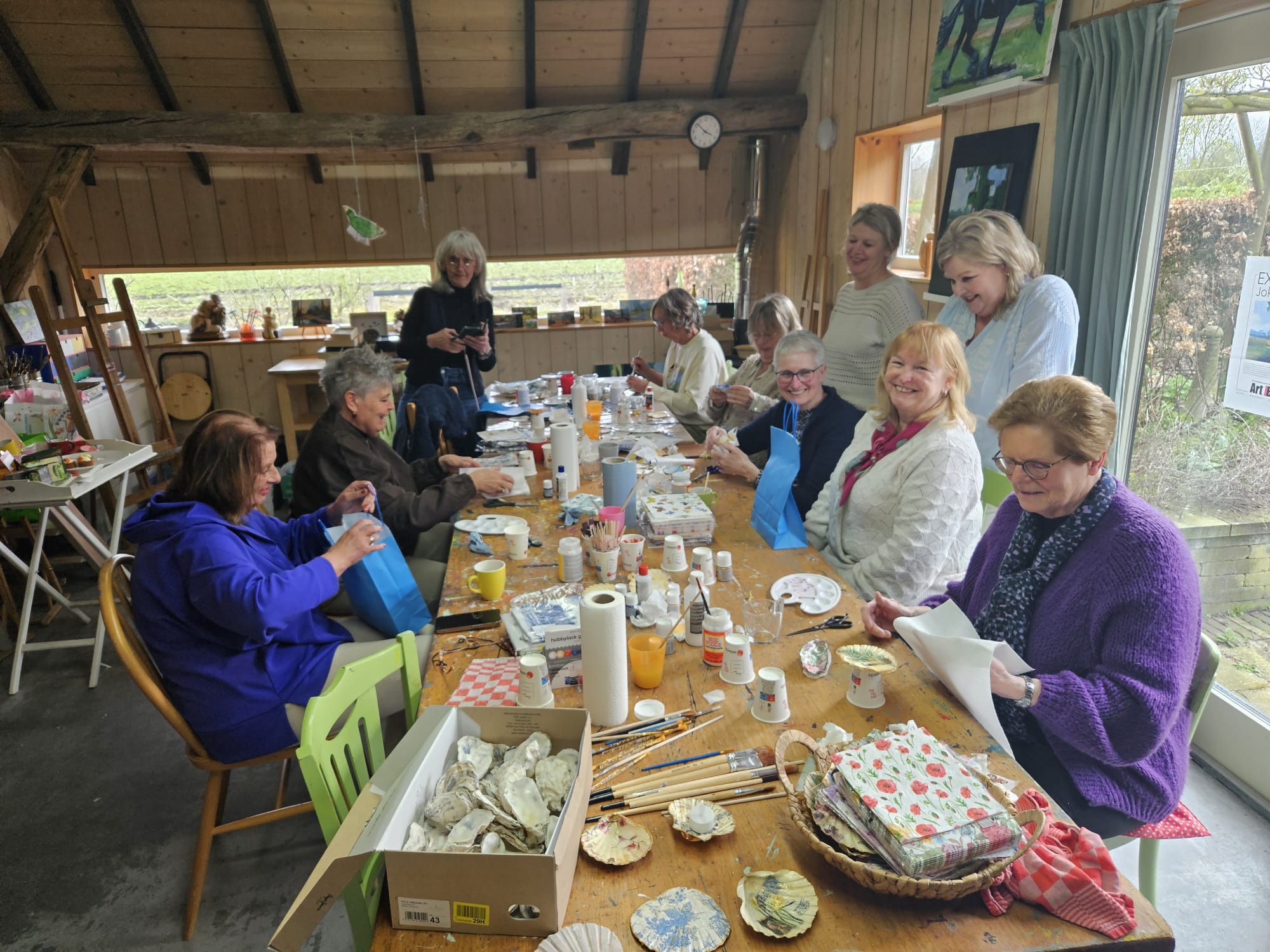 Verslag Workshop schelpen decoreren 27-3-2026