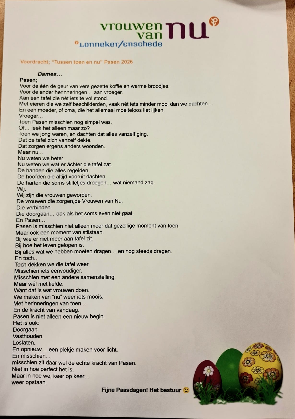 Paasavond+Muziekbingo 26 maart 2026