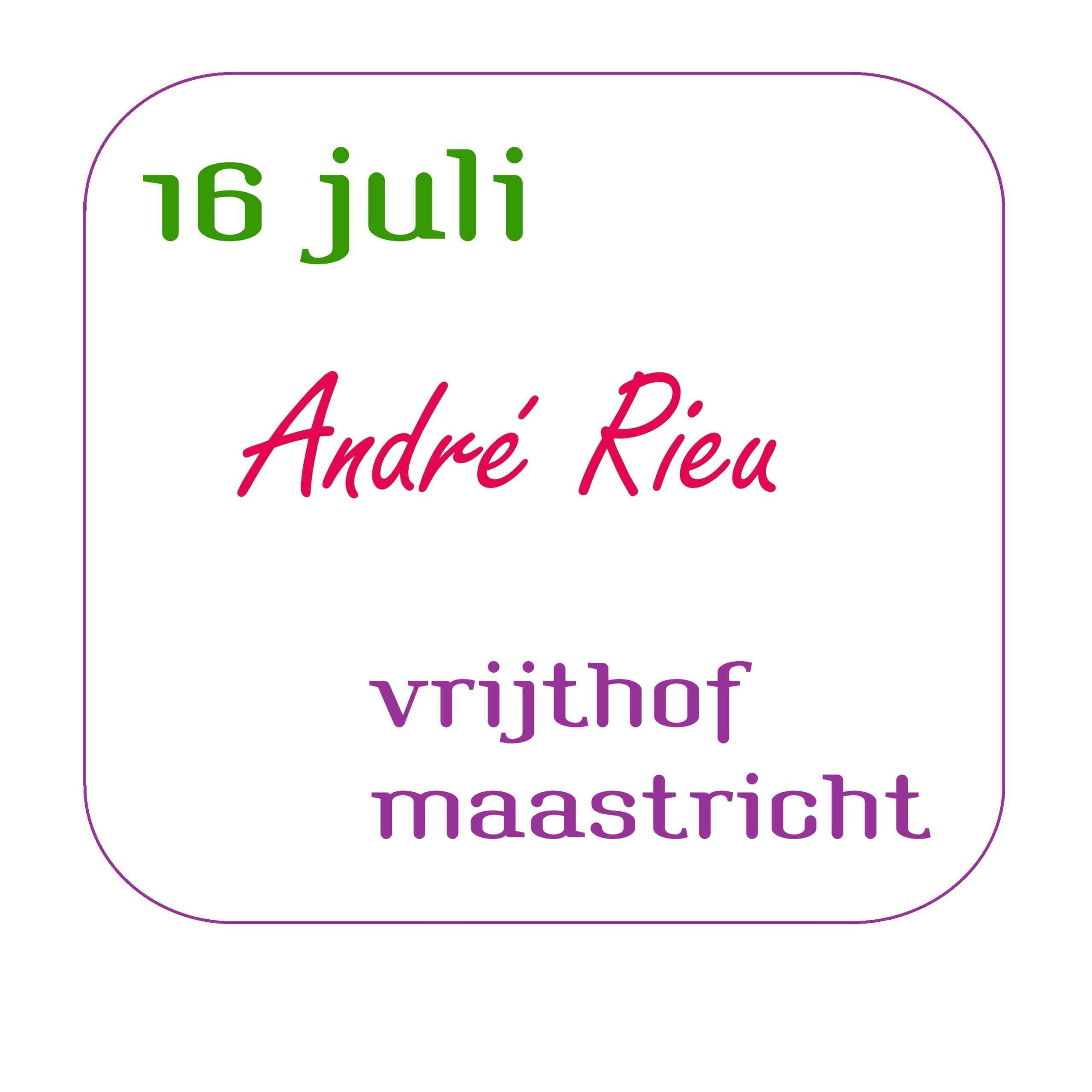 André Rieu op het Vrijthof in Maastricht
