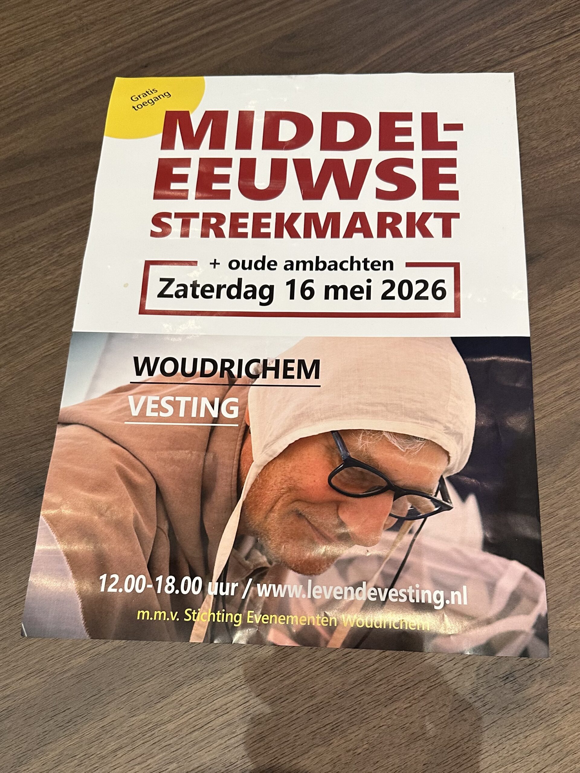 Zaterdag 16 mei 2026 Streekmarkt in de Vesting van Woudrichem