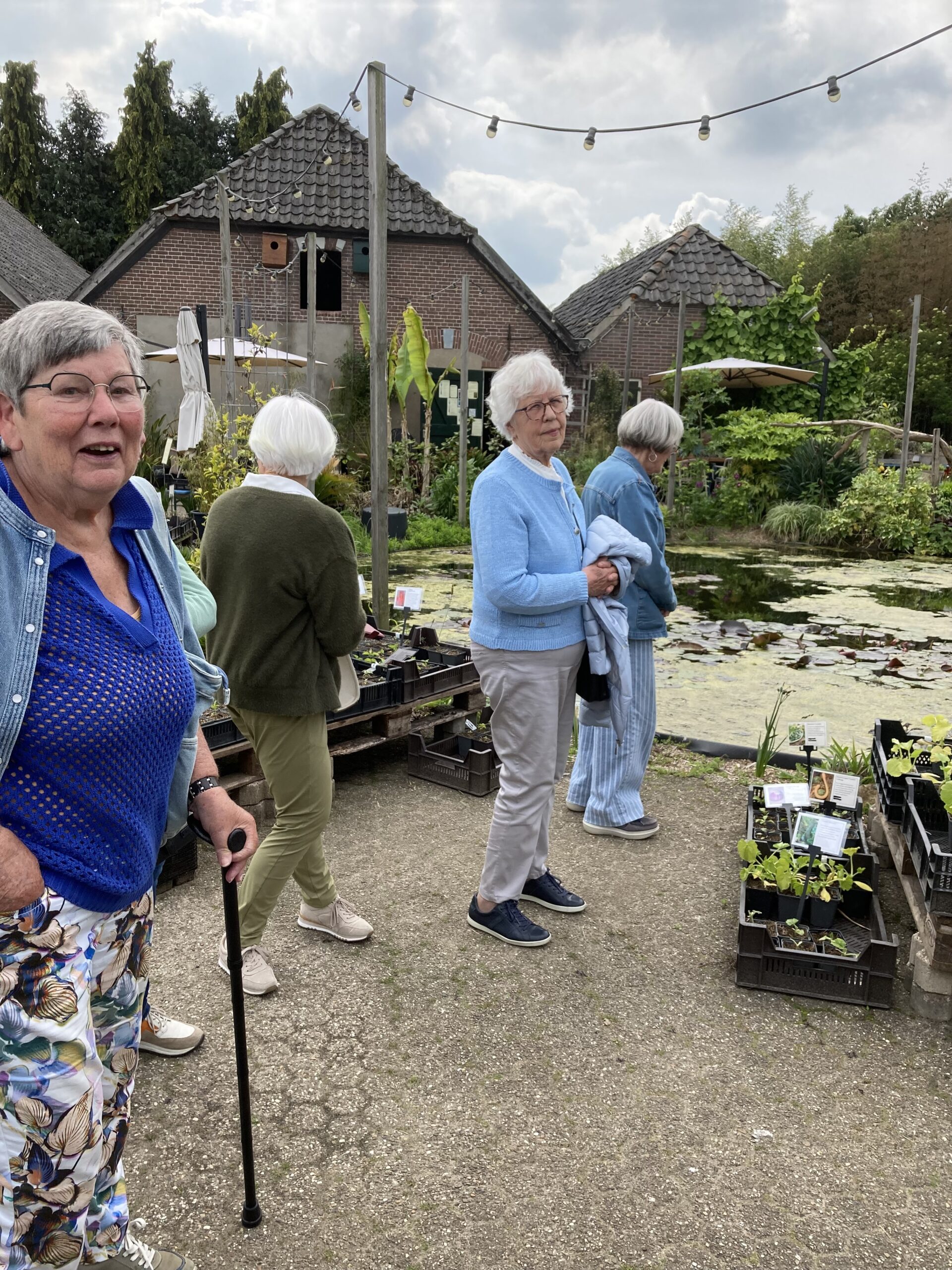 Tuinclub 2 bij bamboekwekerij Bandus