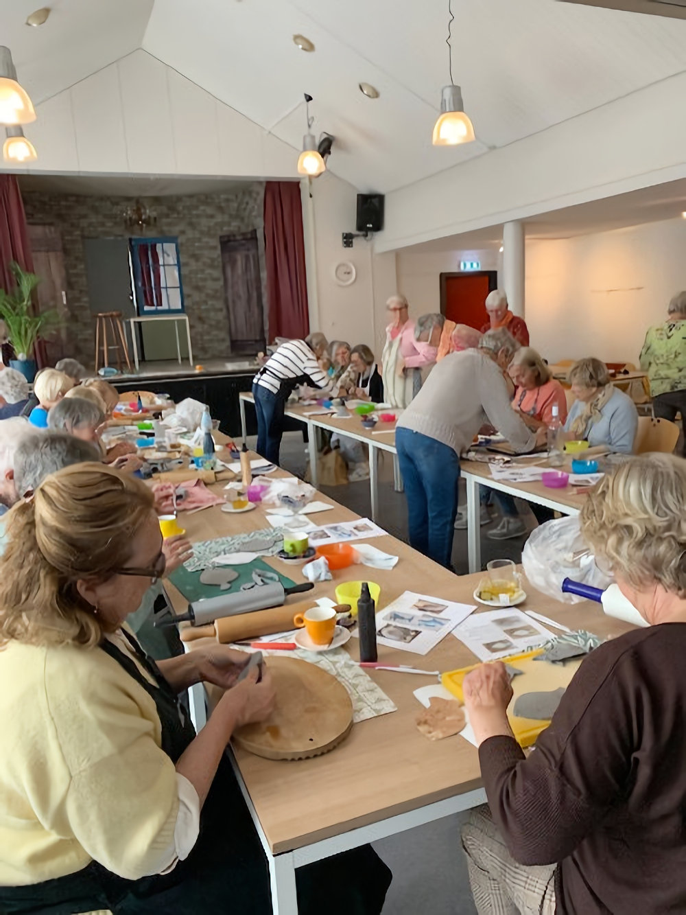 Creatief Café, vis van klei