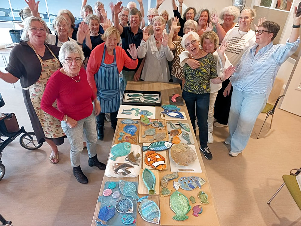 tweede dag workshop vis van klei