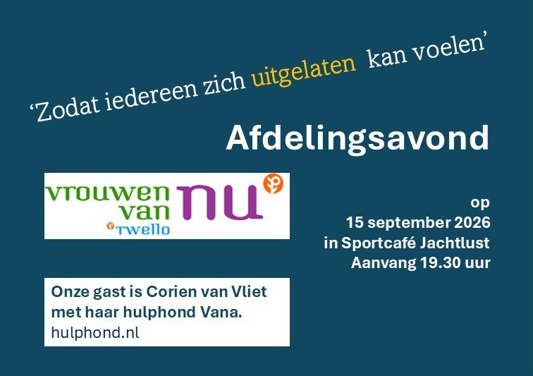 Afdelingsbijeenkomst