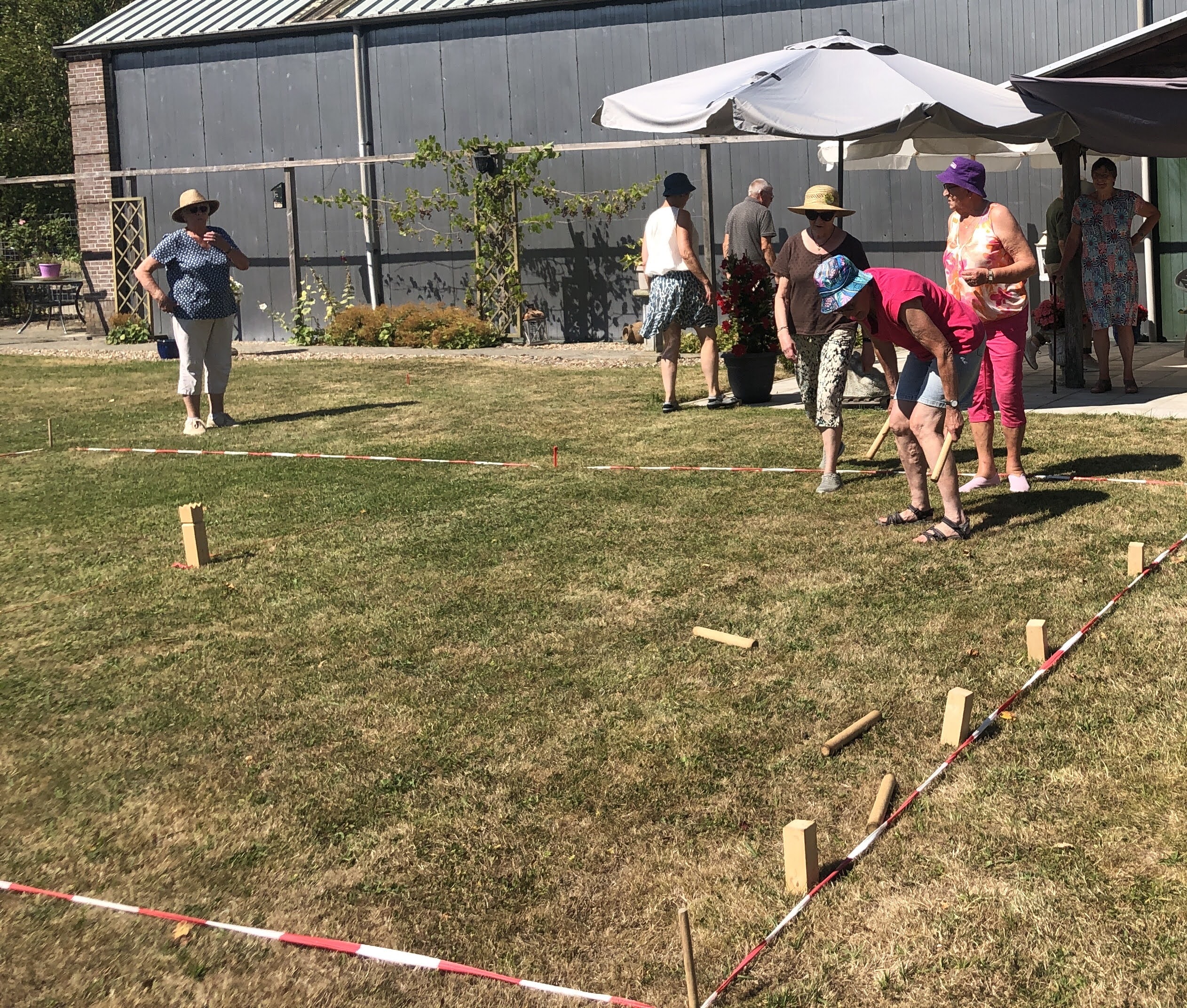 ClubOpStap 🎈Kubb-spel