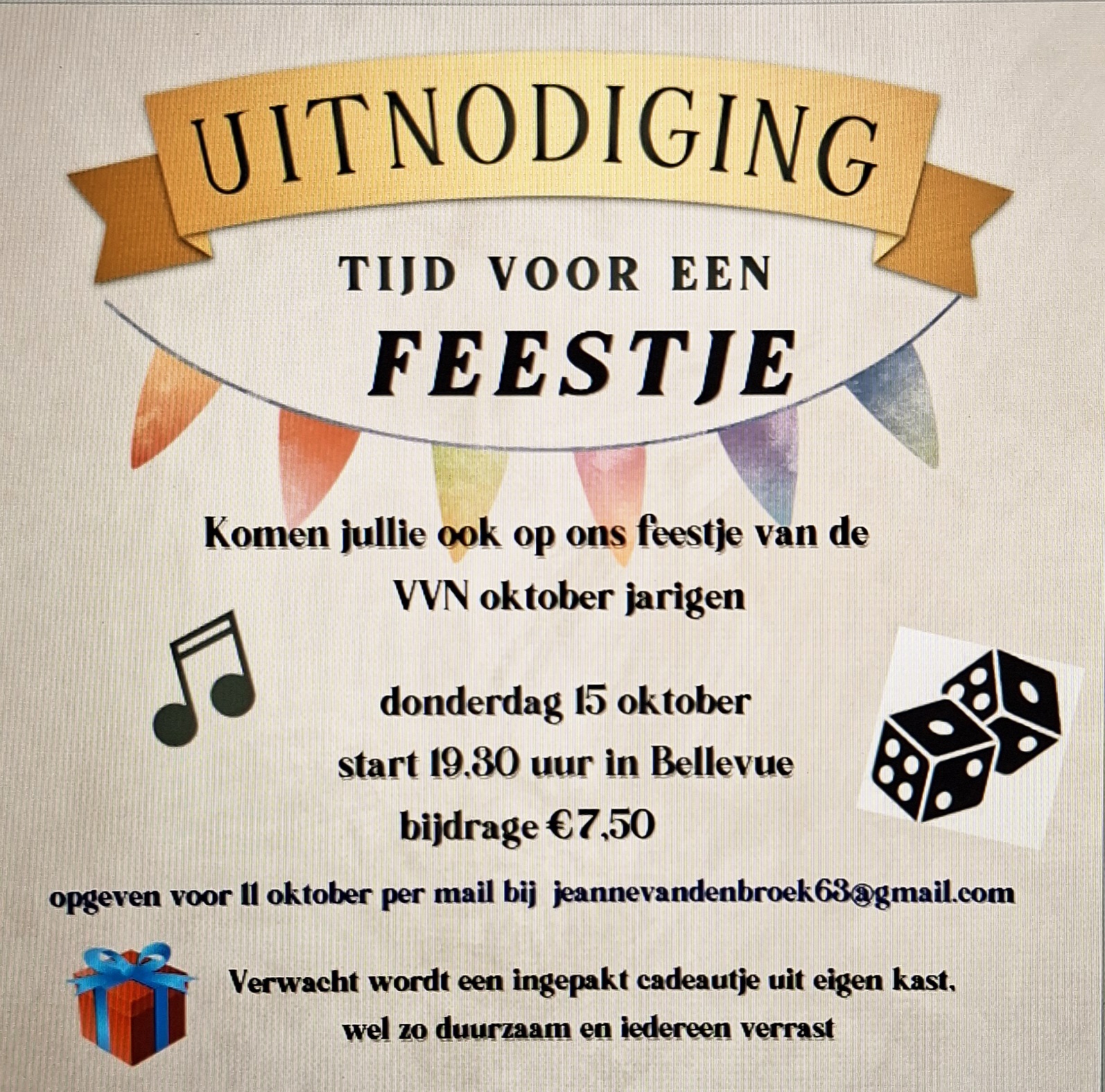 Tijd voor een feestje! – Openingsavond