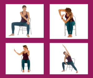 Stoelyoga  door Nell Pesman