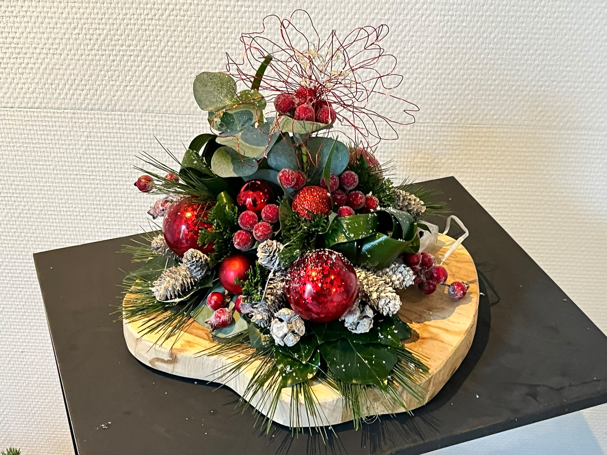 Kerststukje maken