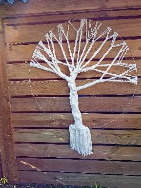 Workshop levensboom macramé